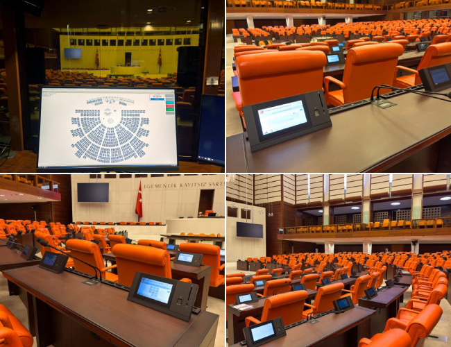 Масштабное кастомизированное конференц-решение Televic для турецкого парламента